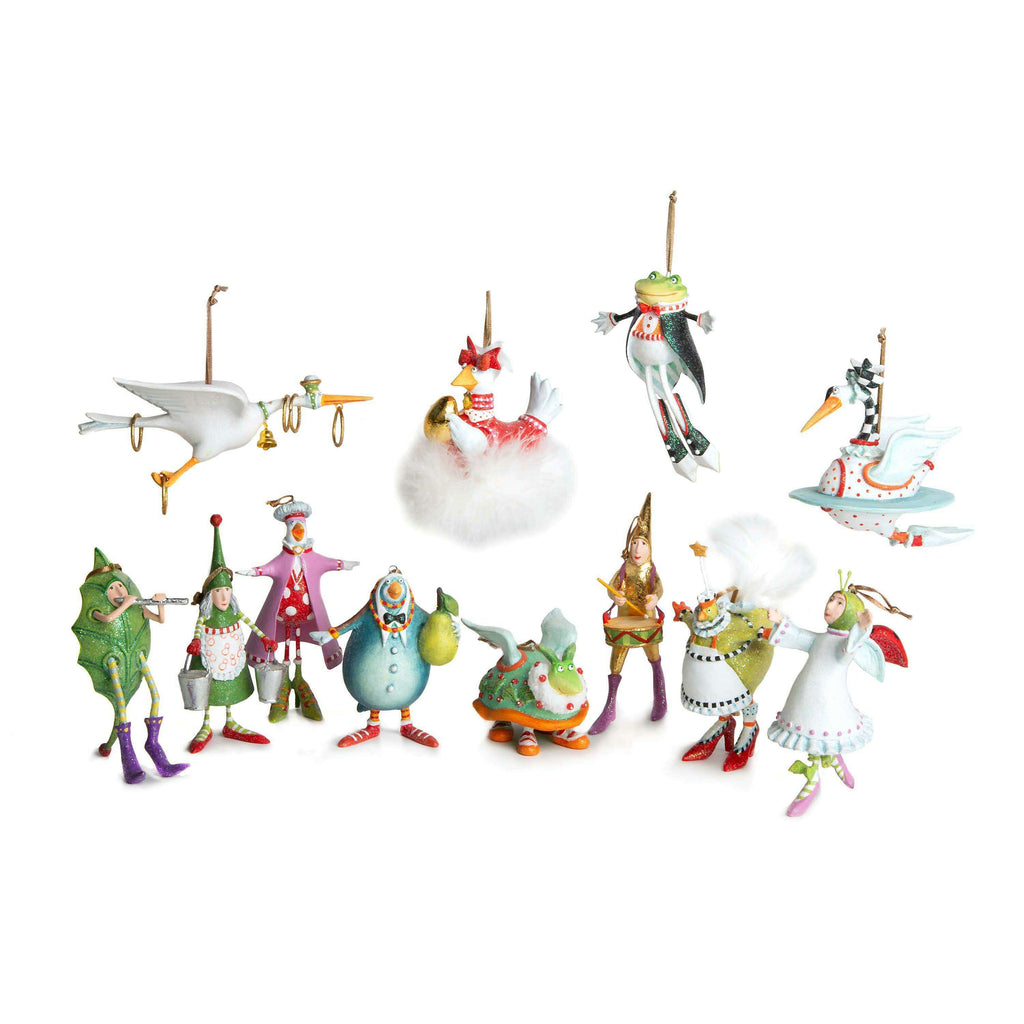 12 Days MINI Ornament by Patience Brewster — Eleven Pipers Piping