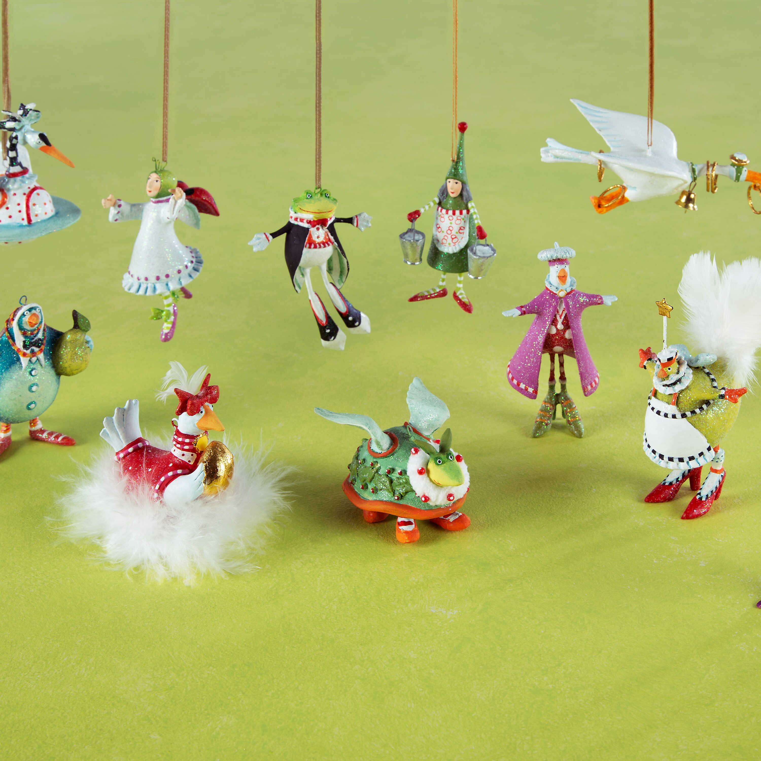 12 Days MINI Ornament by Patience Brewster — Partridge in a Pear Tree