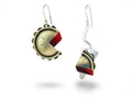 Slice of the Pie Earrings by Chickenscratch
