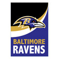 Baltimore Ravens Burlap Flag House Size