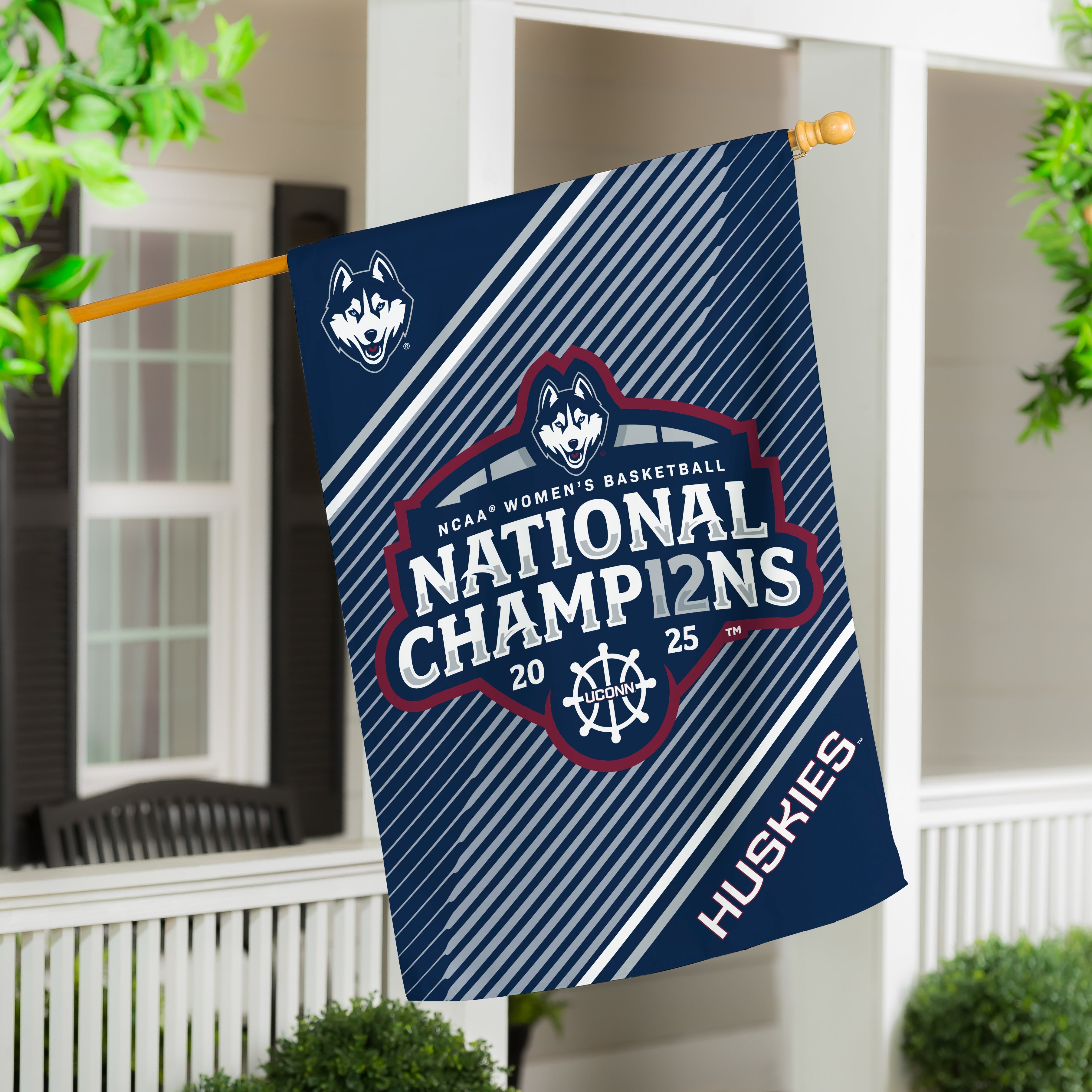 University of Connecticut, Womens NCAA Basketball Champions  Flag, House