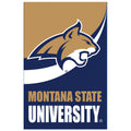 Montana State University Burlap Flag GDN Size
