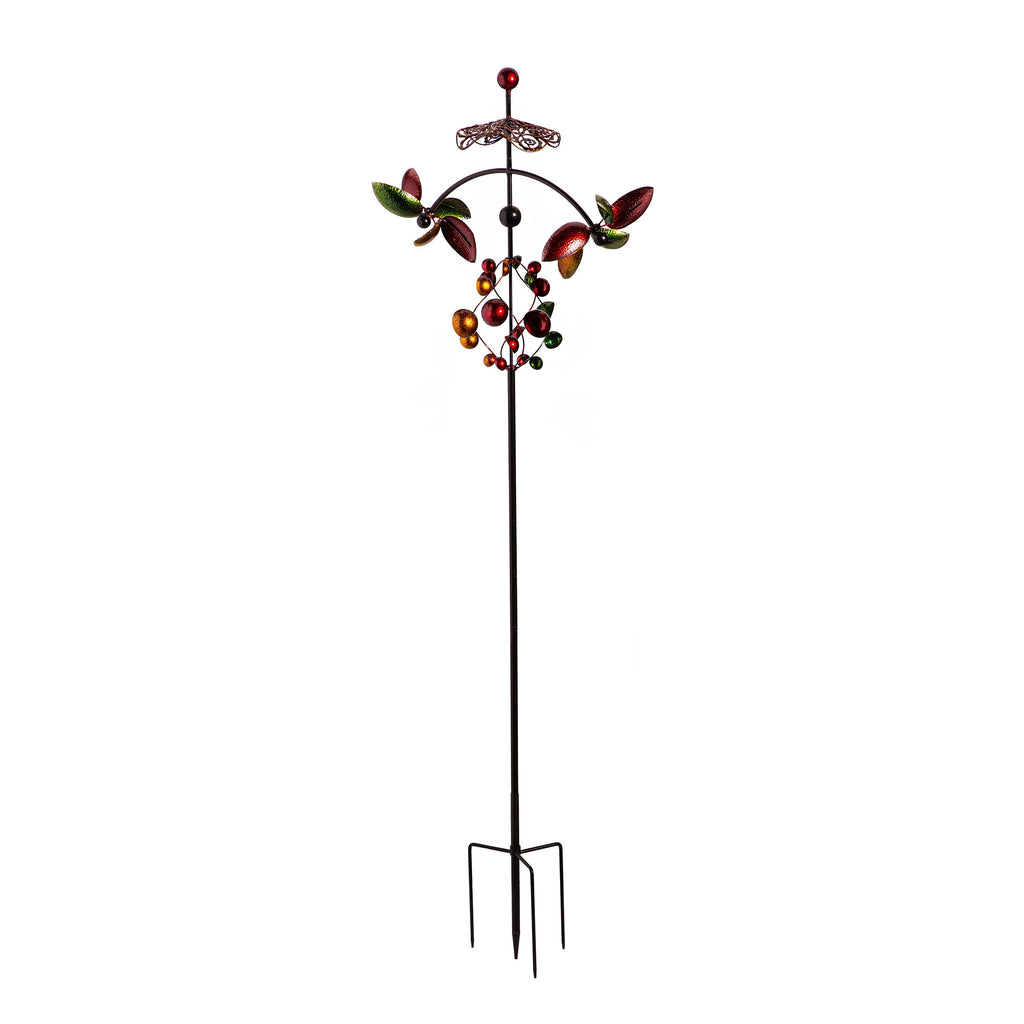 Metal Wind Spinner, Multi Spin, 83"H