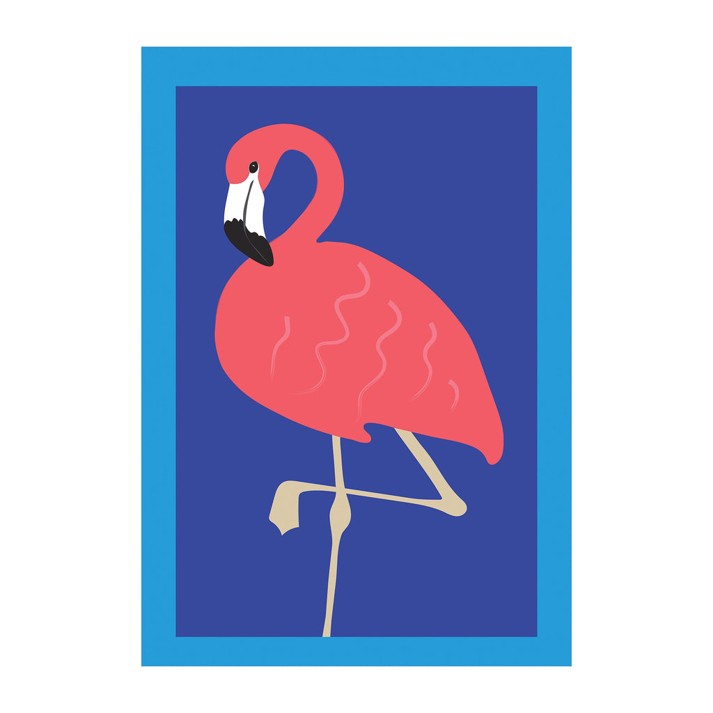 Flamingo Basic Applique Garden Flag
