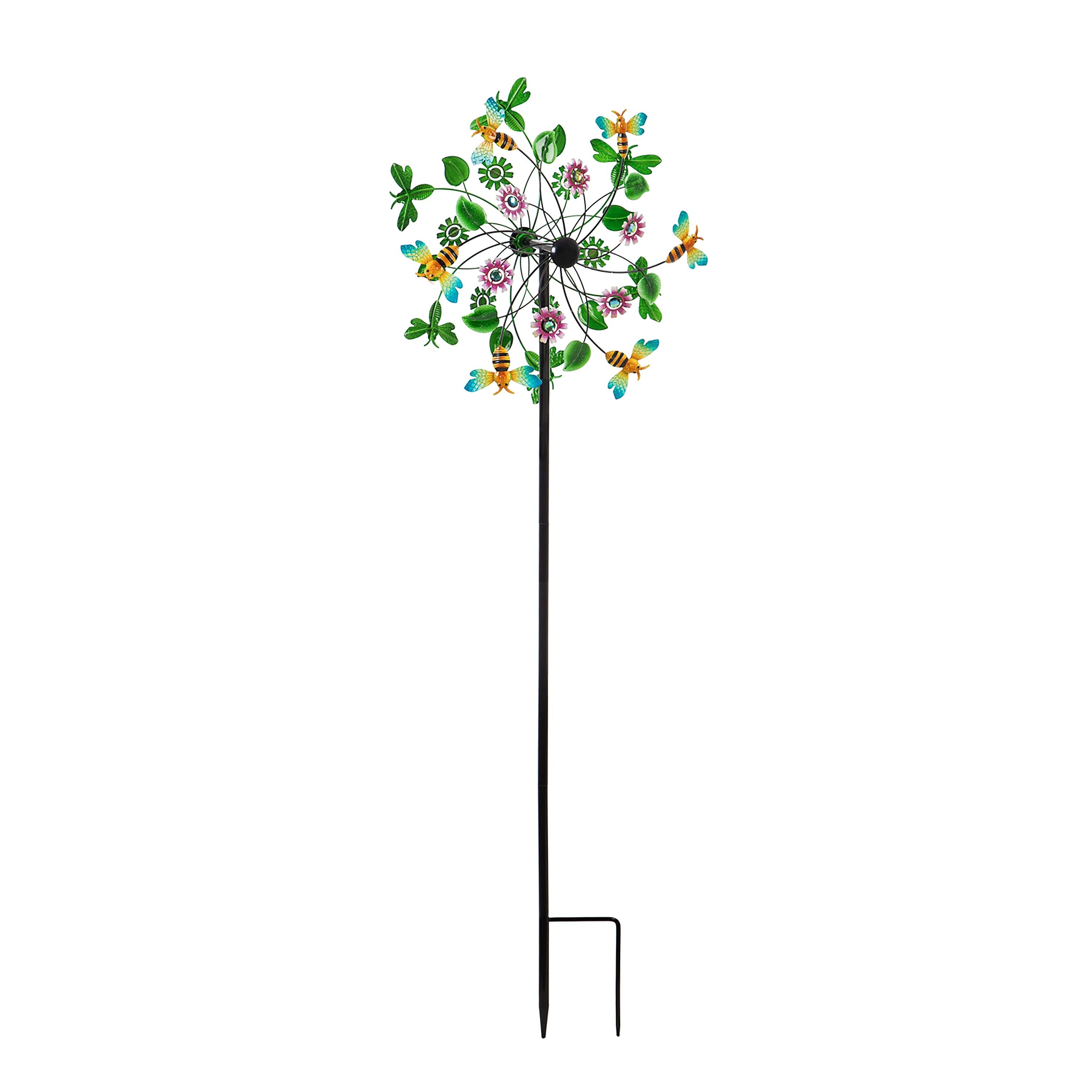 75"H Bee Wind Spinner