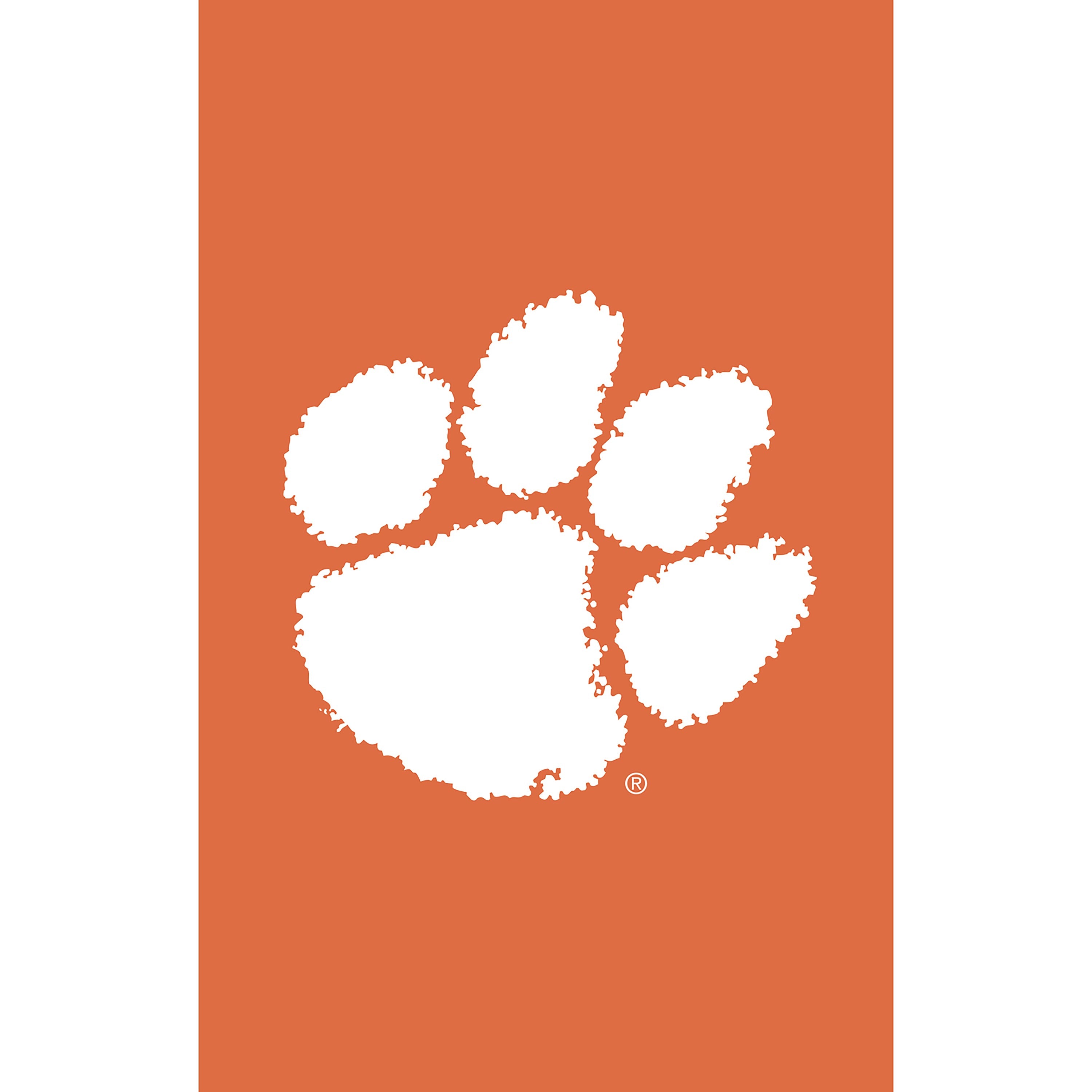 Clemson University Applique House Flag