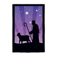 Nativity Reversible Lustre House Flag