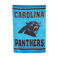 Embossed Suede Flag, House Size, Carolina Panthers