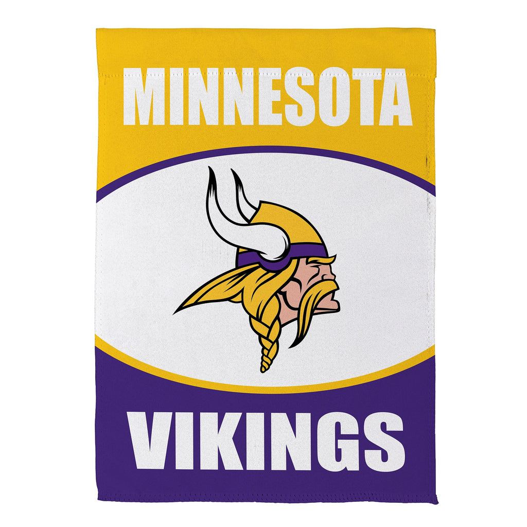 Minnesota Vikings Suede Garden Flag