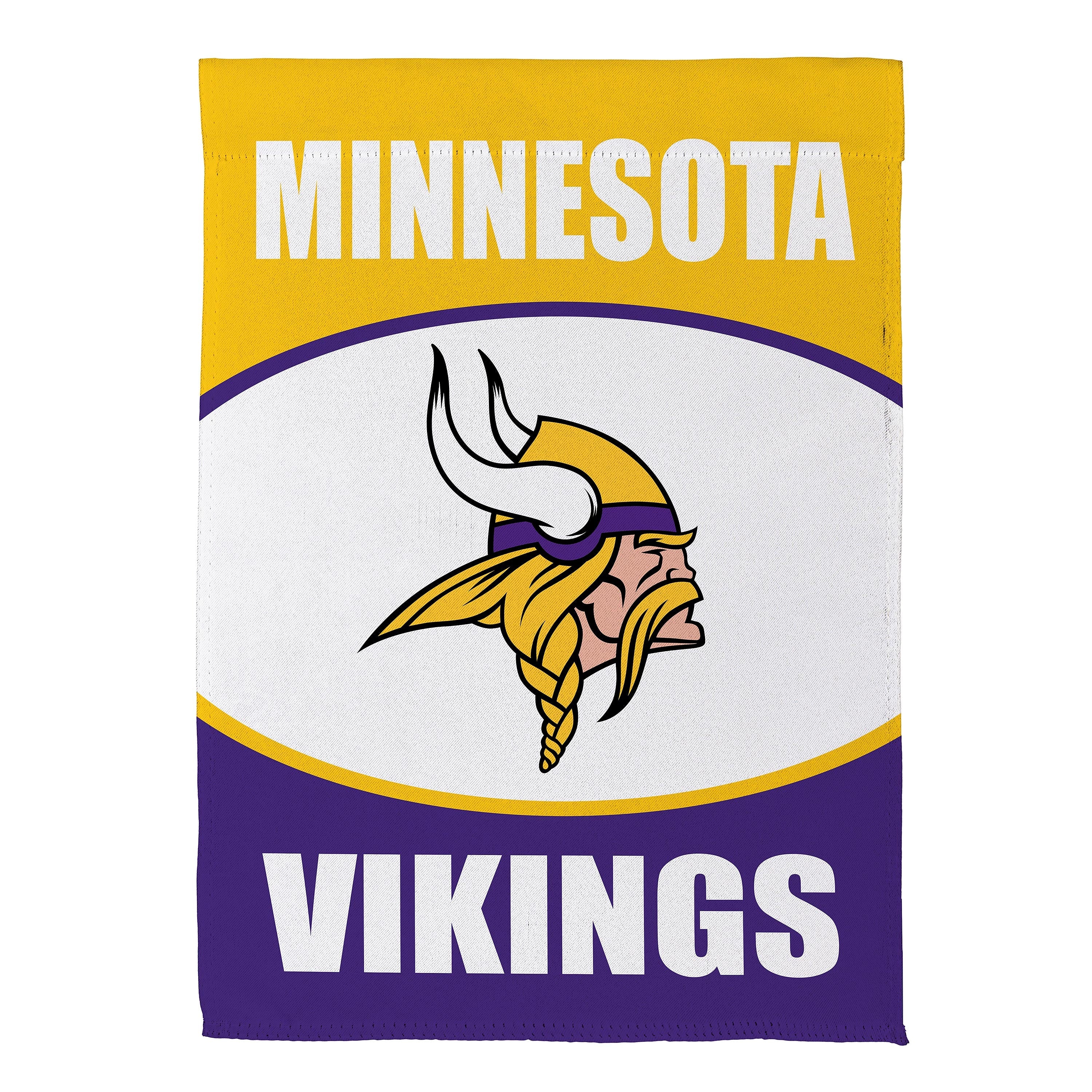 Minnesota Vikings Suede Garden Flag