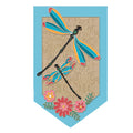 Garden Burlap Dragonflies Flag