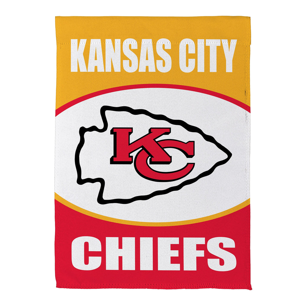 Kansas City Chiefs Suede Garden Flag