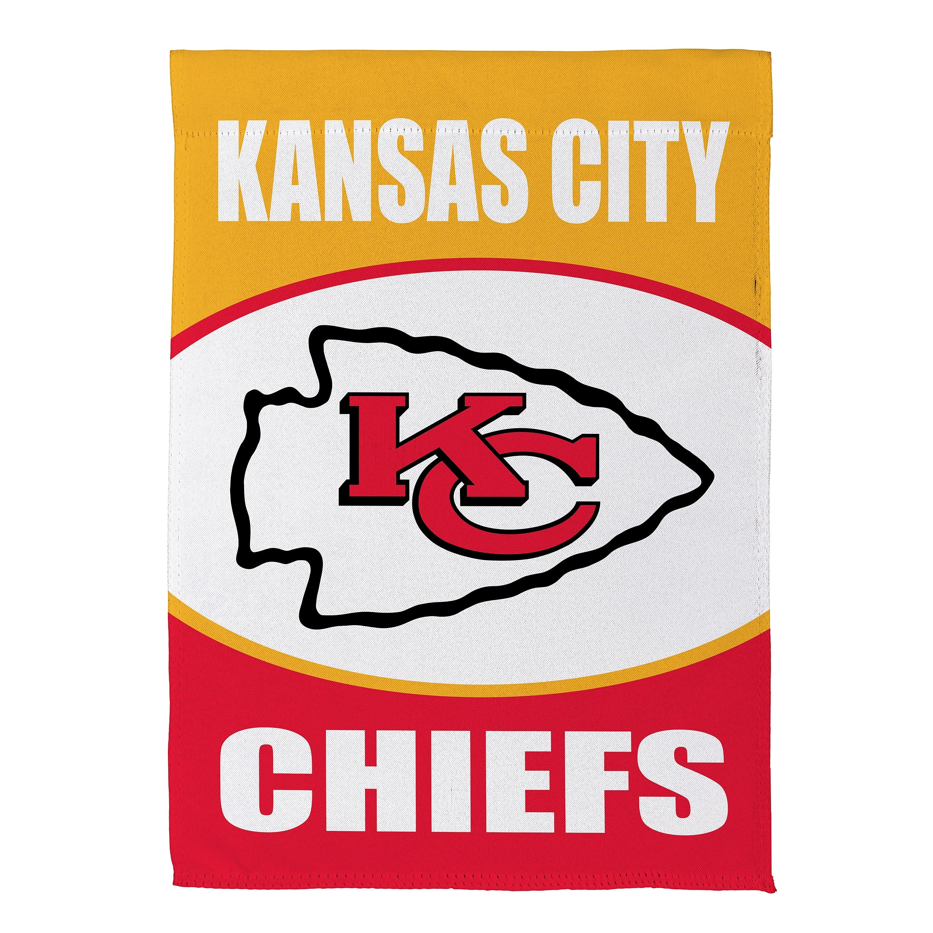 Kansas City Chiefs Suede Garden Flag