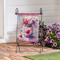 Jar Of Hearts Suede Garden Flag