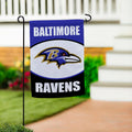 Baltimore Ravens Suede Garden Flag
