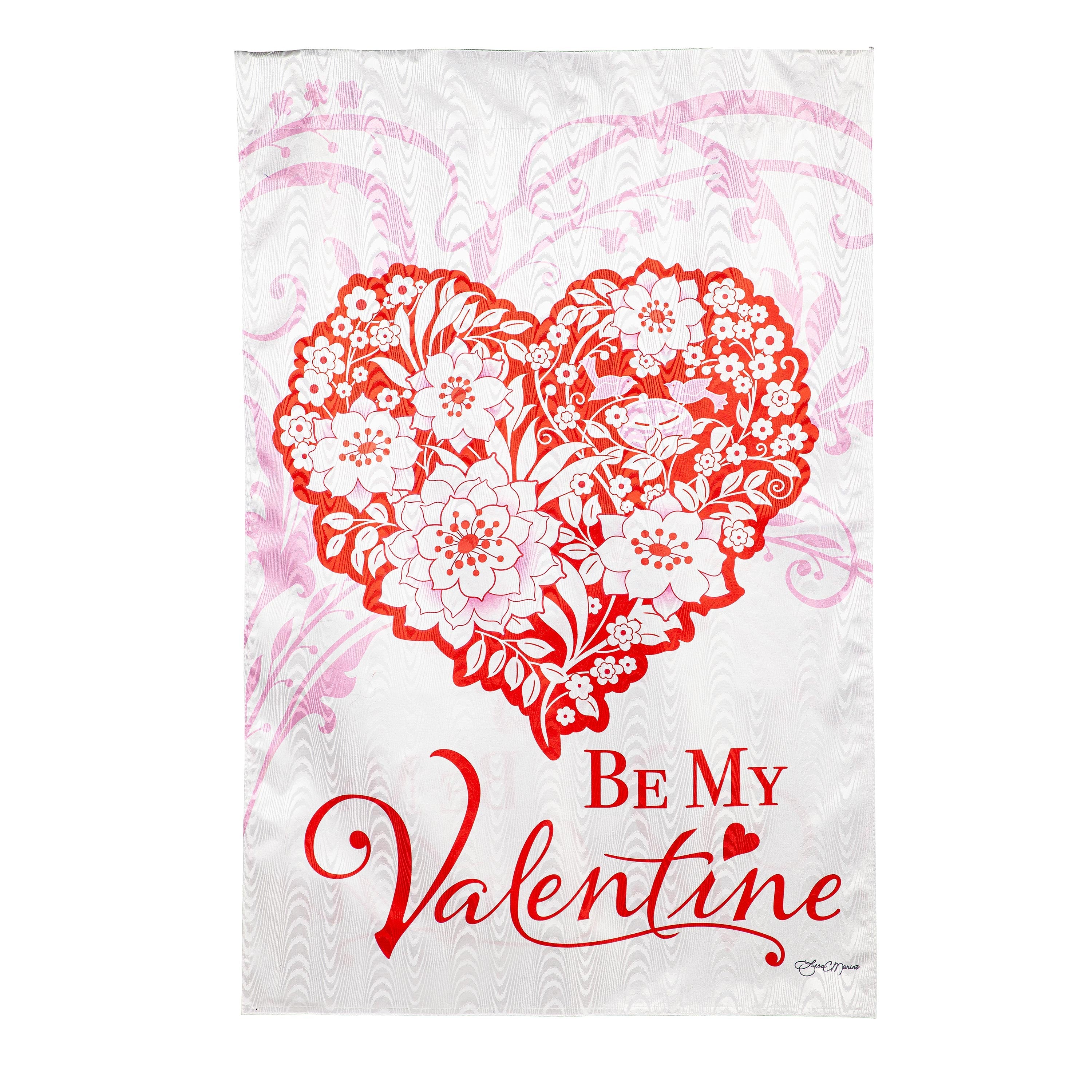 Love Birds Moire House Flag