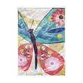 Folk Butterfly Moire Garden Flag