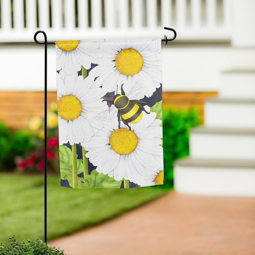 Let's Hang Out Suede Garden Flag