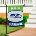 Seattle Seahawks Suede Garden Flag