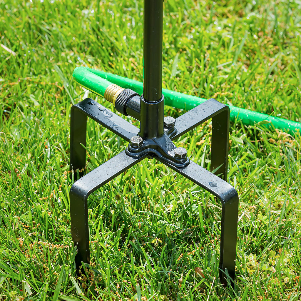 89"H Misting Wind Spinner, Multicolor Helix