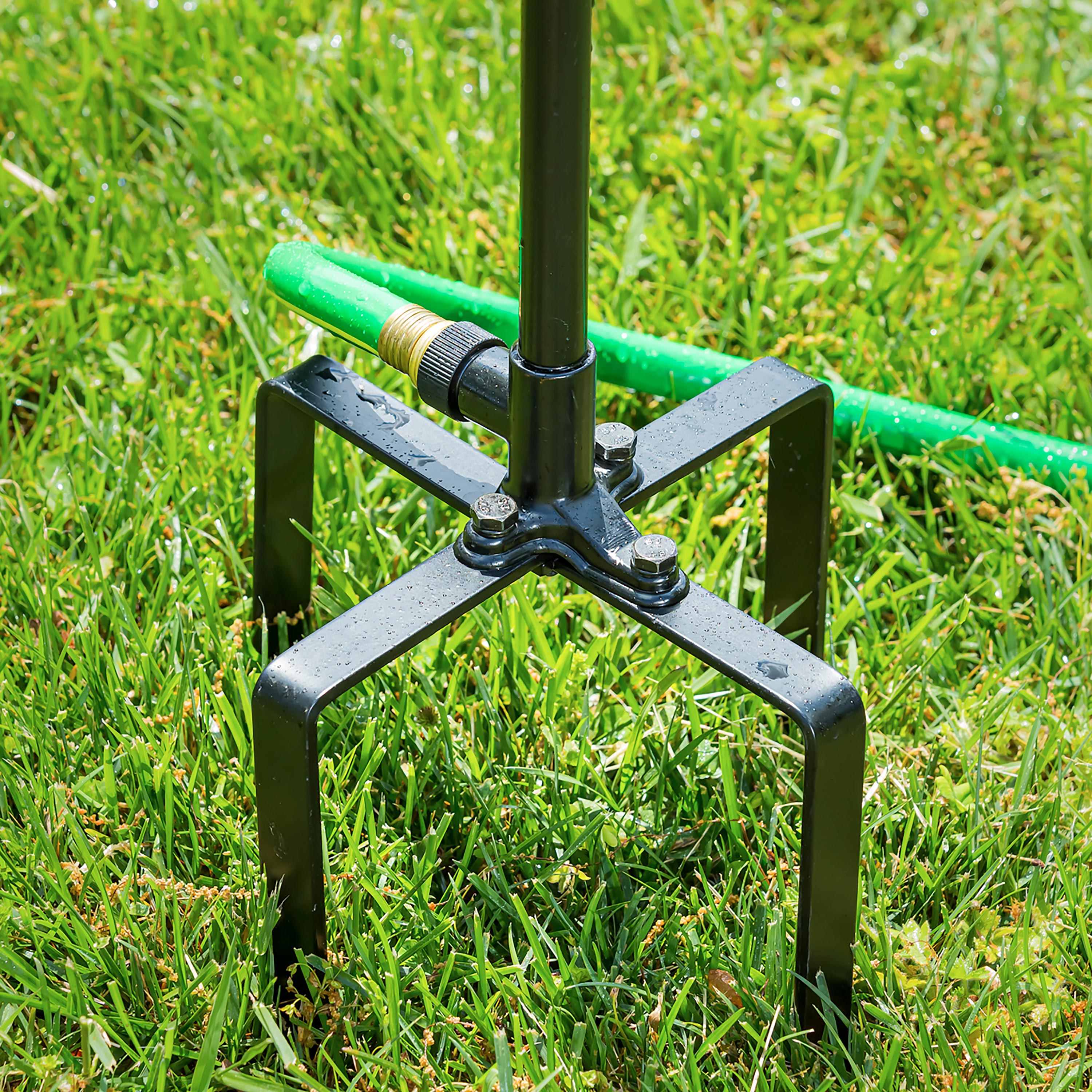 89"H Misting Wind Spinner, Multicolor Helix