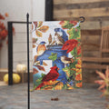 Where Birds Gather Suede Garden Flag