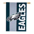 Double-Sided Embellished NFL Team Pride Applique House Flag, Philadelphia Eagles