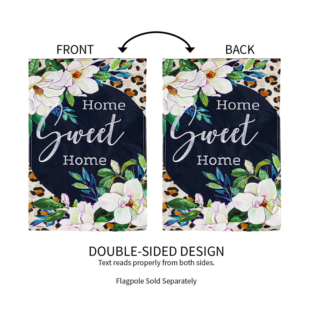 Magnolia Bloom Garden Linen Flag