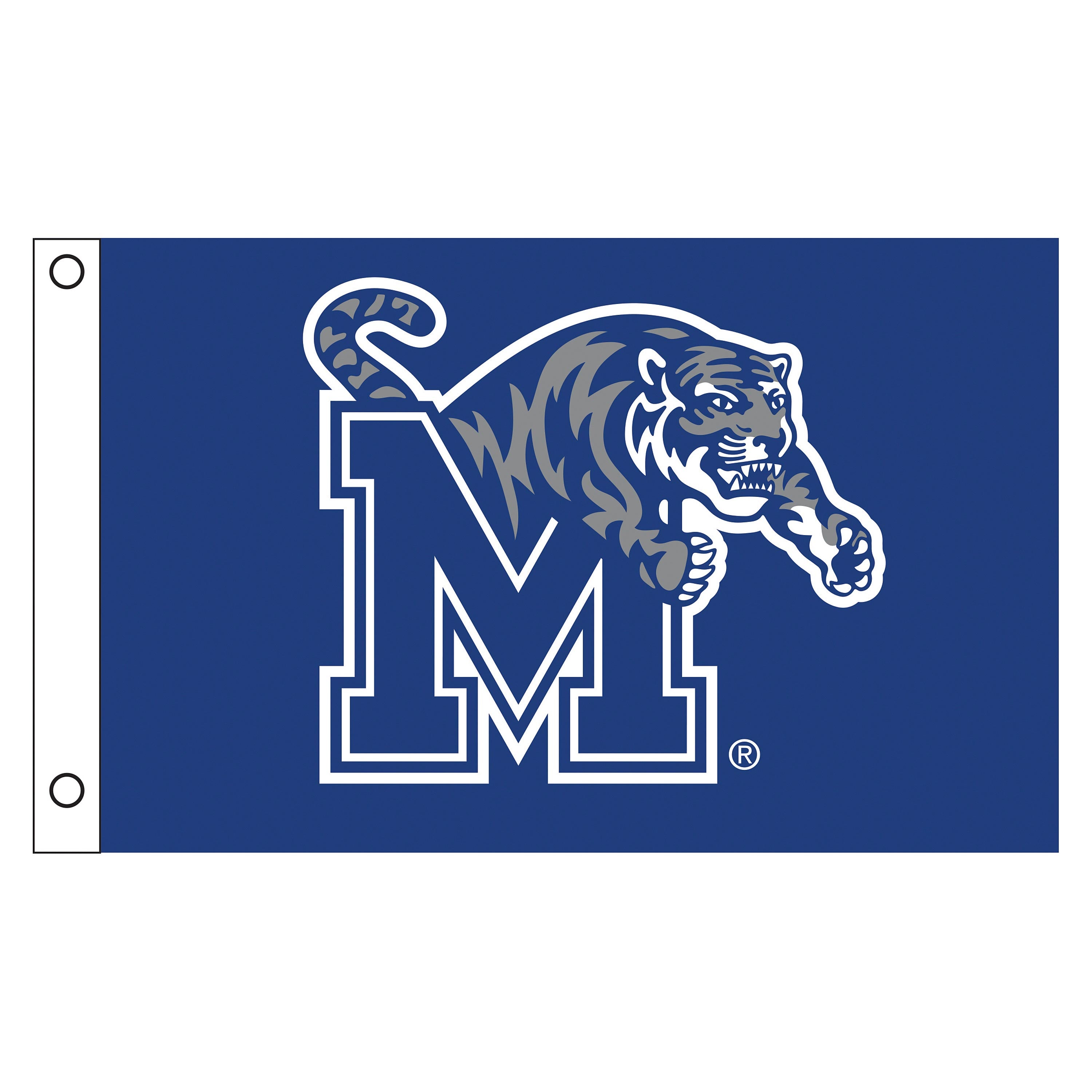 University of Memphis Single Sided Flag w/ 2 Grommets, 3'x5'