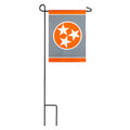 Tennessee Tri Star, Grey Garden Applique Flag