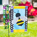 Bee with a Border Garden Applique Flag