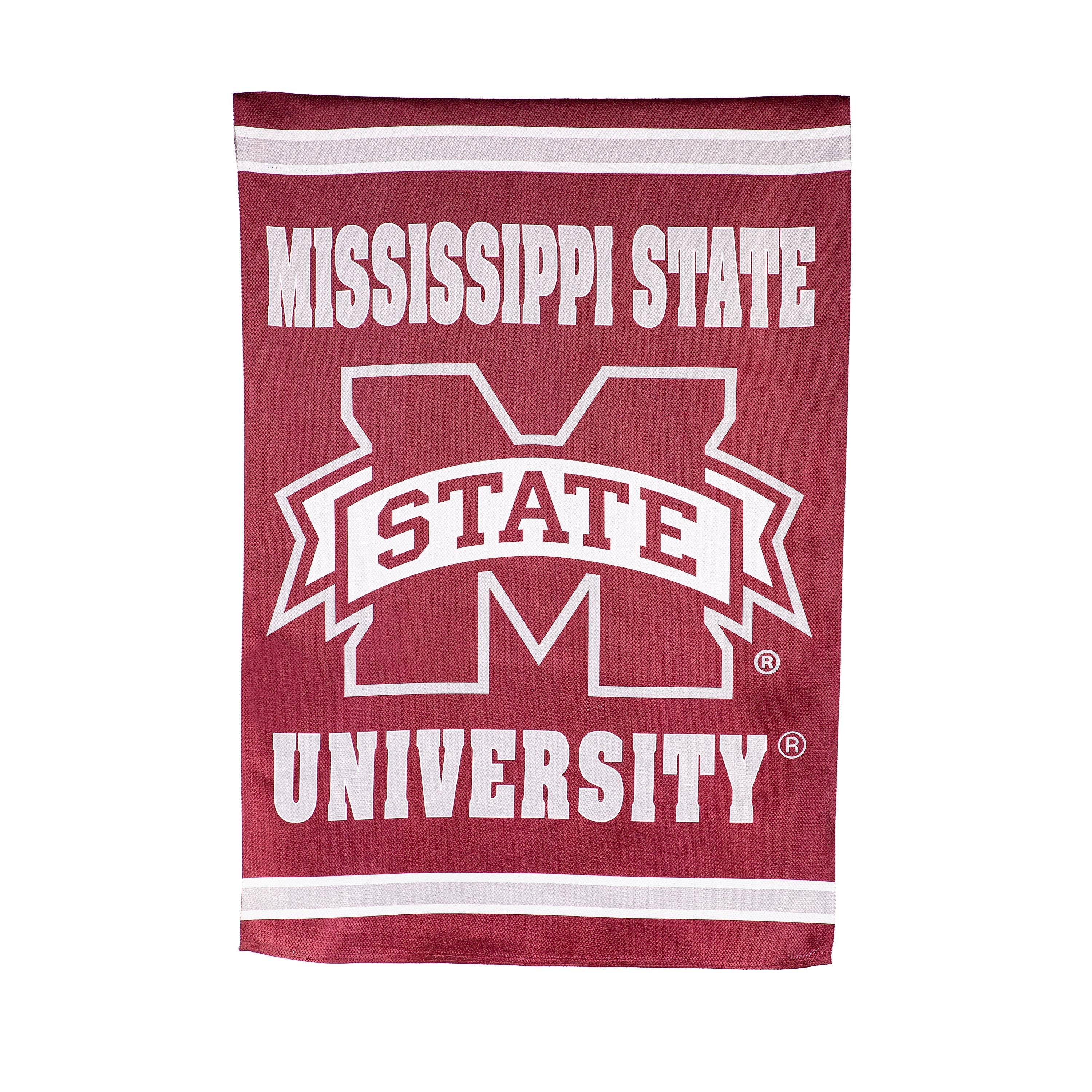 Embossed Suede Flag, House Size, Mississippi State University