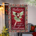 Believe Fairy Suede House Flag