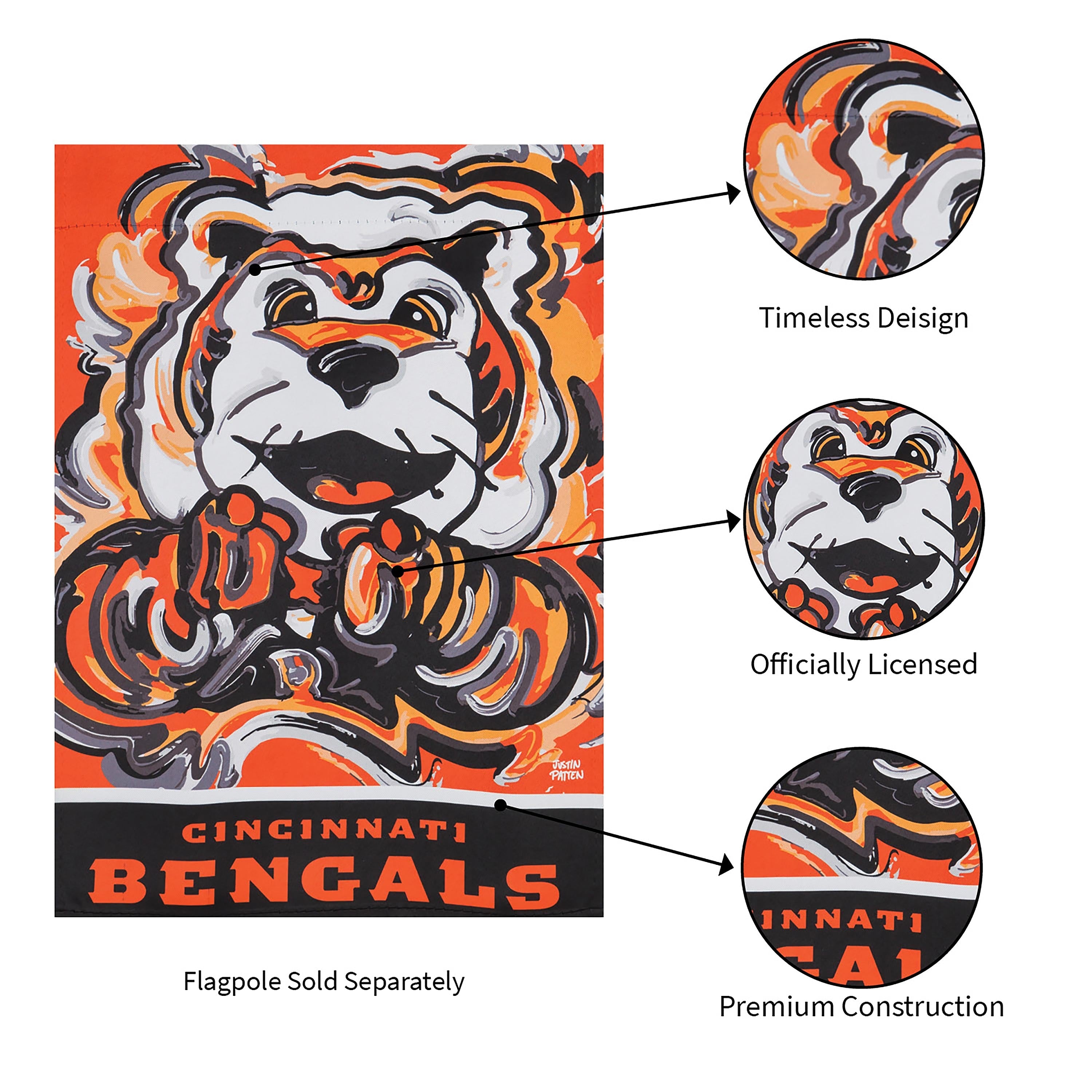 Cincinnati Bengals, Suede GDN Justin Patten