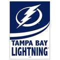 Tampa Bay Lightning Burlap Flag House Size