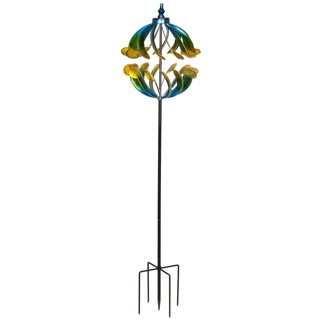 75" Solar Wind Spinner, Oceanic Waves