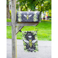 Bee Happy Queen Bee Garden Suede Flag