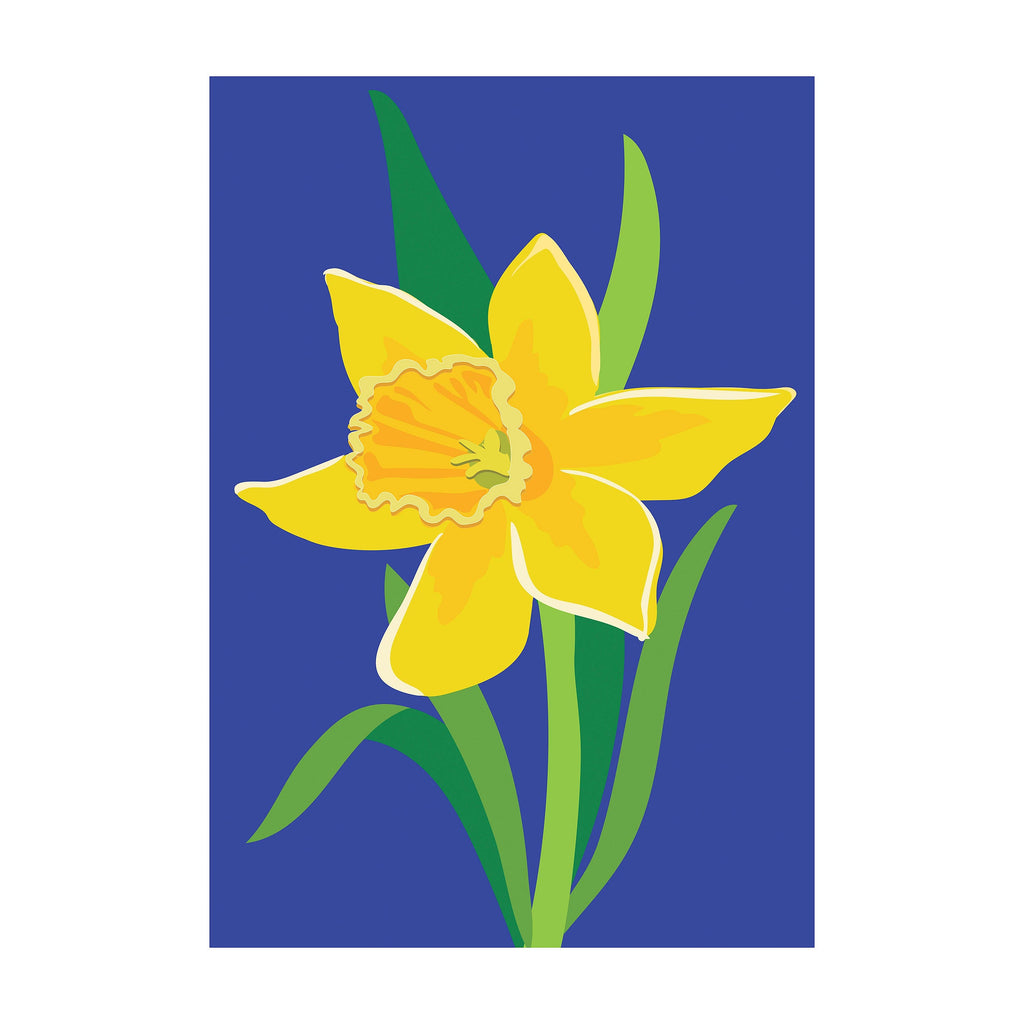 Daffodil Basic Applique Garden Flag