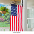 Swirl Wall-Mount House Flag Hanger