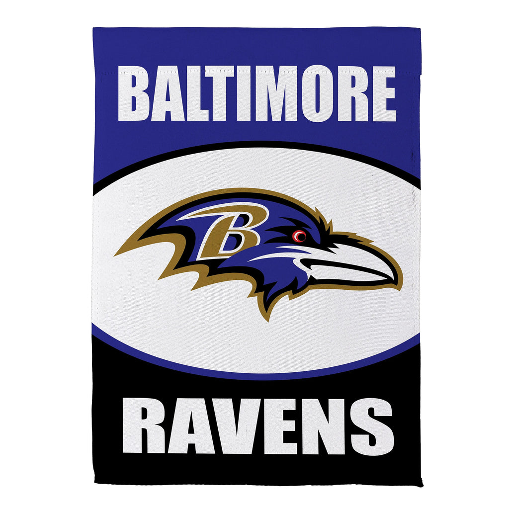 Baltimore Ravens Suede Garden Flag