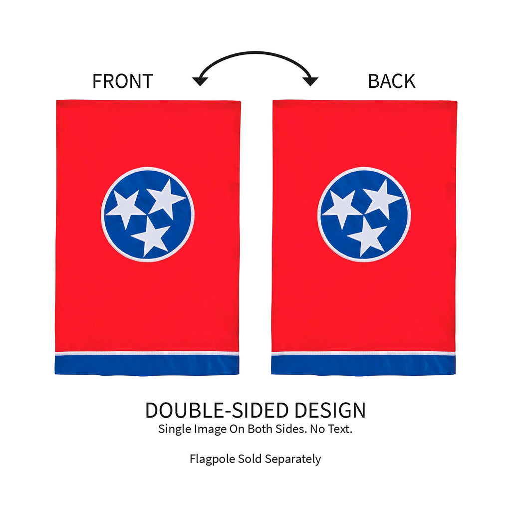 Tennessee State Flag Garden Applique Flag