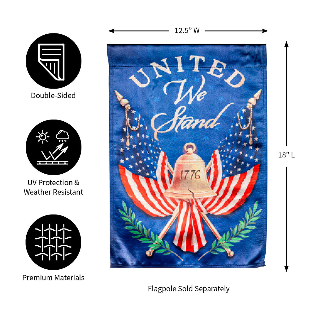 United We Stand Garden Lustre Flag, SNL