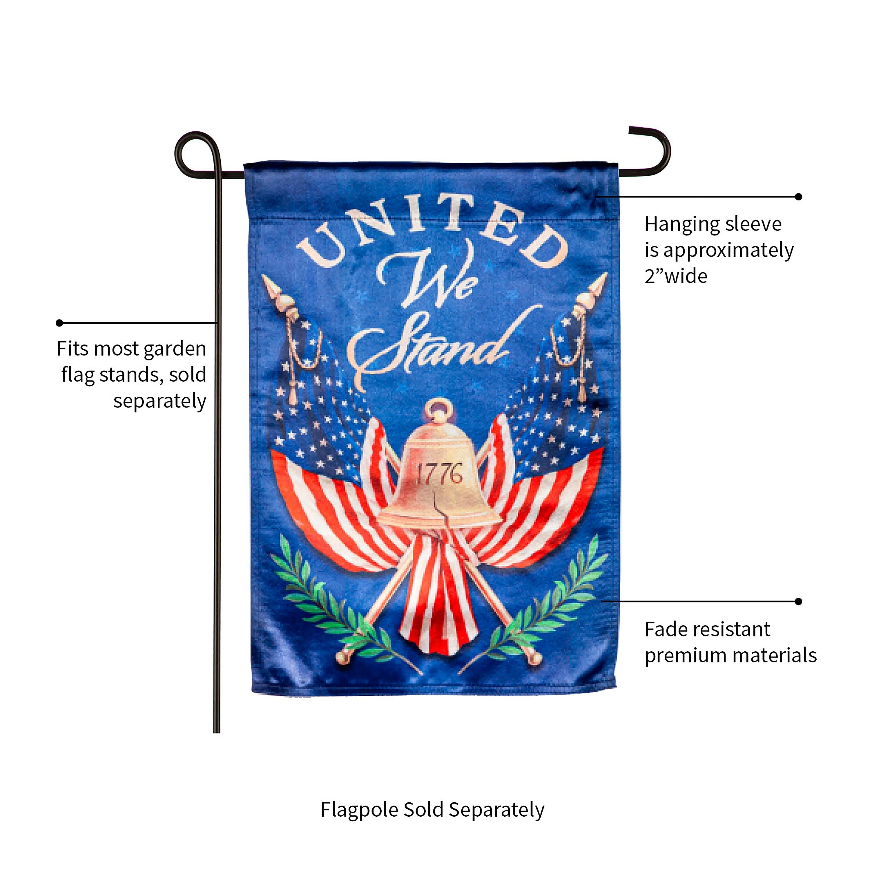 United We Stand Garden Lustre Flag, SNL