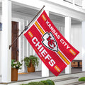 Kansas City Chiefs Single Sided Estate Flag with 2 Grommets, 3'x5'