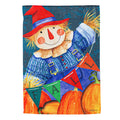 Fall Fella Scarecrow Garden Textured Suede Flag