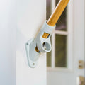 2-Position Cast Iron House Flag Bracket, White