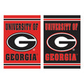 Embossed Suede Flag, House Size, University of Georgia