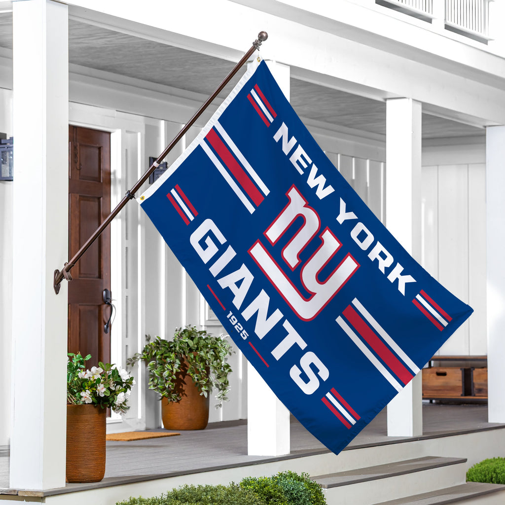 New York Giants Single Sided Flag with 2 Grommets, 3'x5'