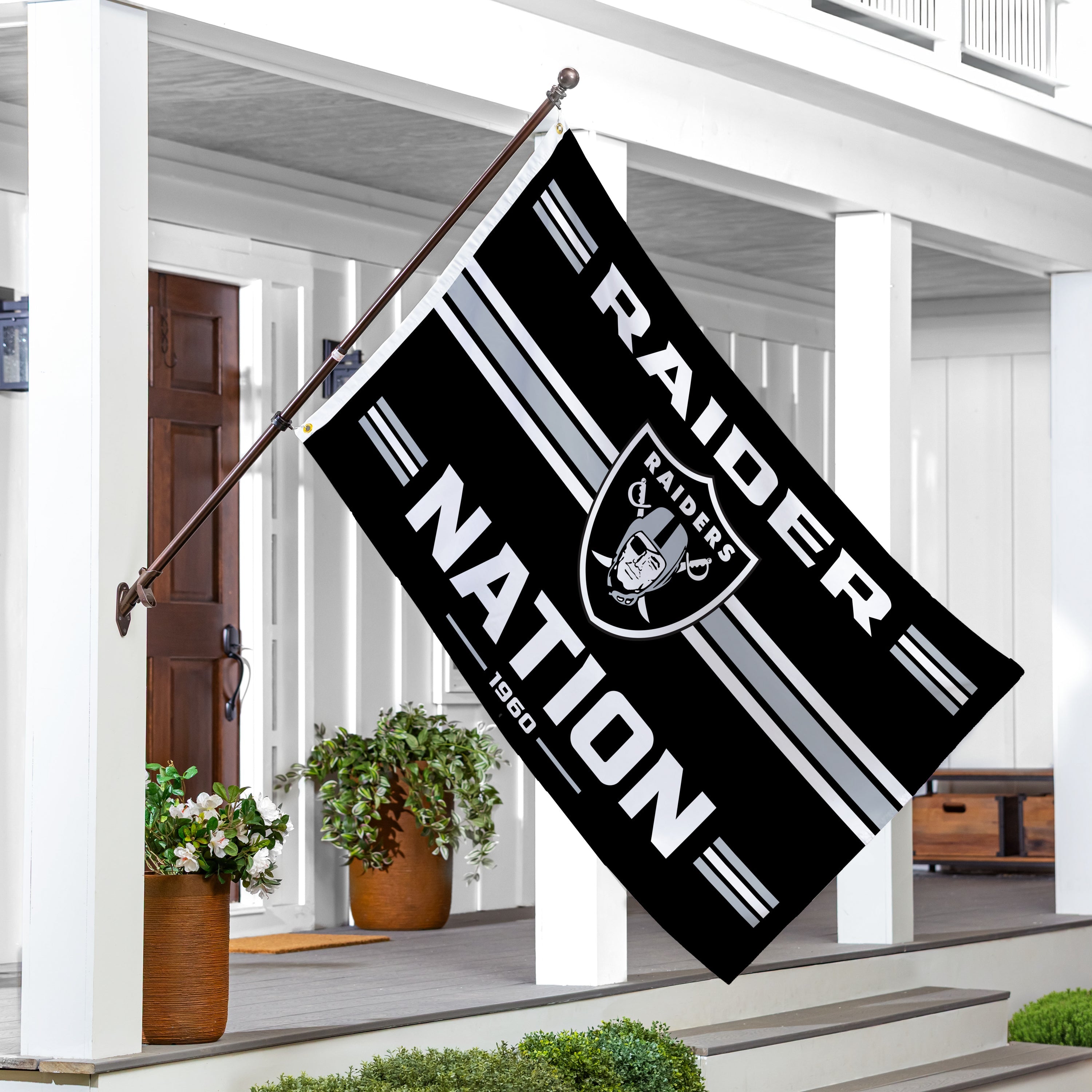 Las Vegas Raiders Single Sided Estate Flag with 2 Grommets, 3'x5'