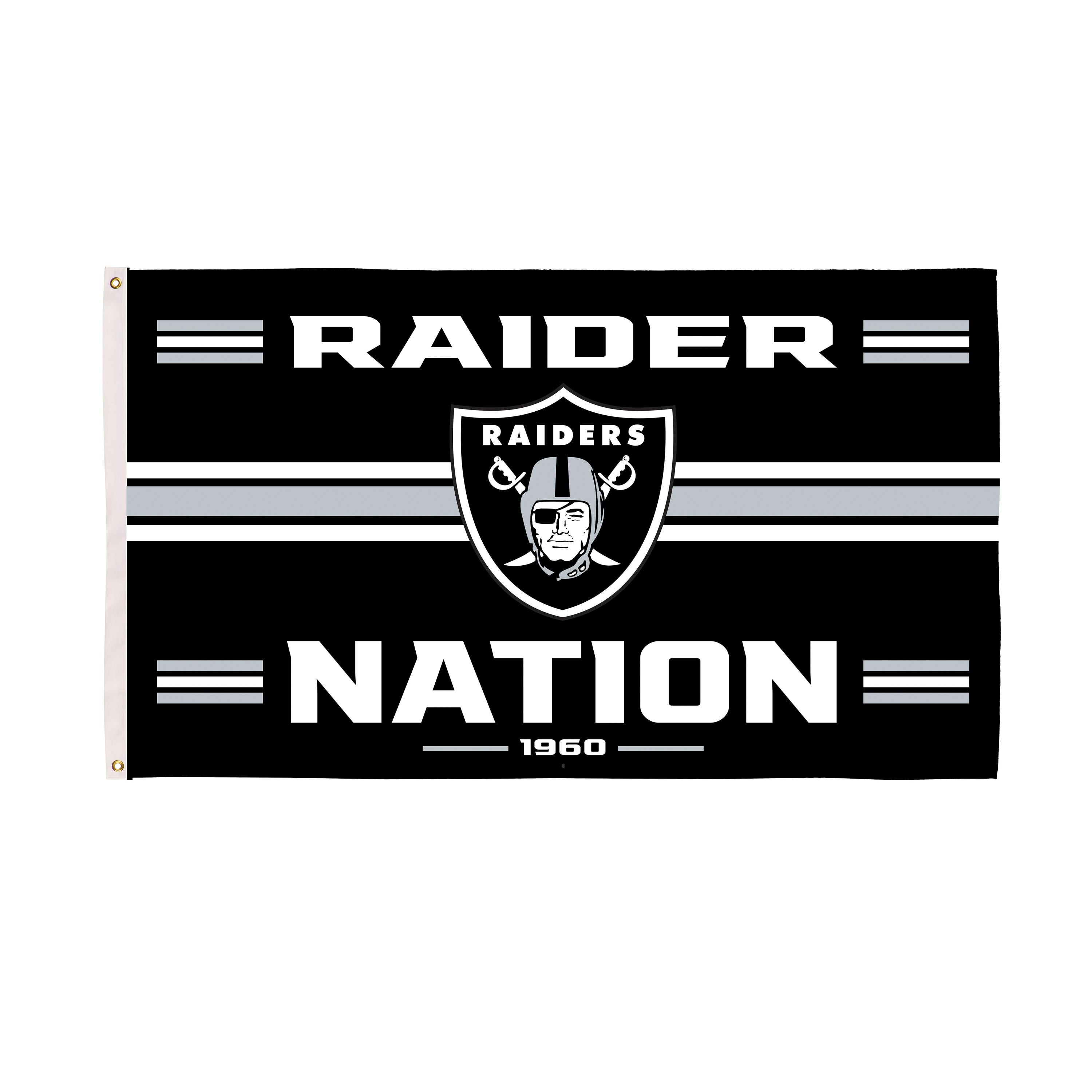 Las Vegas Raiders Single Sided Estate Flag with 2 Grommets, 3'x5'